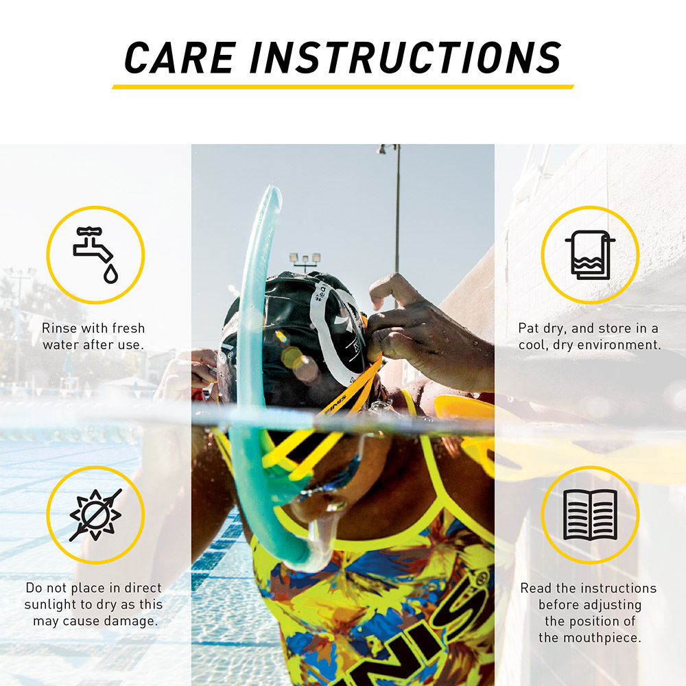 Finis Stability Snorkel - Tuba De Natation Sans Support - Pour Entraînement