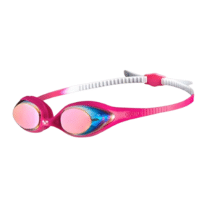 Lentes de Natación Arena Jr Spider Mirror White Pink Fuchsia