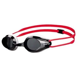 Lentes de Natación Arena Jr Tracks Clear Smoke White Red