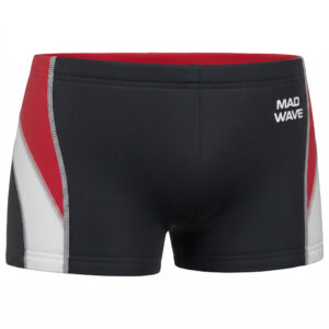 Calzoneta de Natación Tipo Short Mad Wave Men swimshorts antichlor Spirit PBT Black/Red