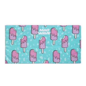 Toalla MADWAVE. MICROFIBRA Tamaño  40*80 cm-ICE CreamTurquoise