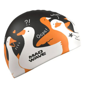 Gorra de Natación de Silicón Mad Wave Adulto Estampada Goose Big