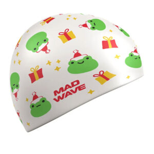 Gorra de Natación de Silicón Mad Wave Adulto Estampada Happy New Year