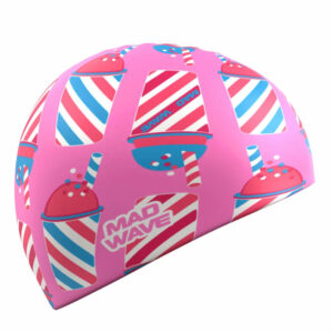 Gorra de Natación de Silicón Mad Wave Adulto Estampada Ice Cream Big
