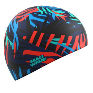 Gorra de Natación de Silicón Mad Wave Adulto Estampada Tropic