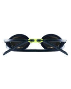Vista lateral de los lentes de competencia TYR Black Ops 140 EV Gold Navy