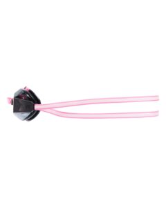 Detalle de las juntas de silicona DURAFIT de los lentes TYR Black Ops 140 EV Silver Pink