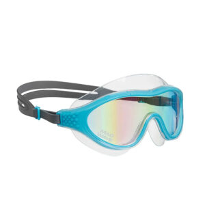 Máscara de Natación Mad Wave Adulto Flame Mirror Azure