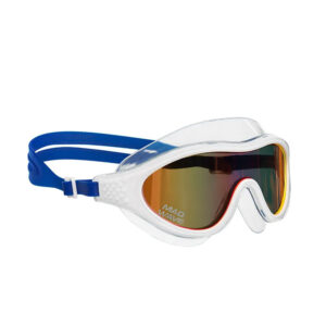 Máscara de Natación Mad Wave Adulto Flame Mirror White