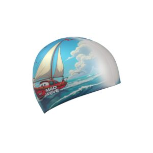 Gorra de Natación de Silicón Mad Wave Adulto Estampada Ship HQ
