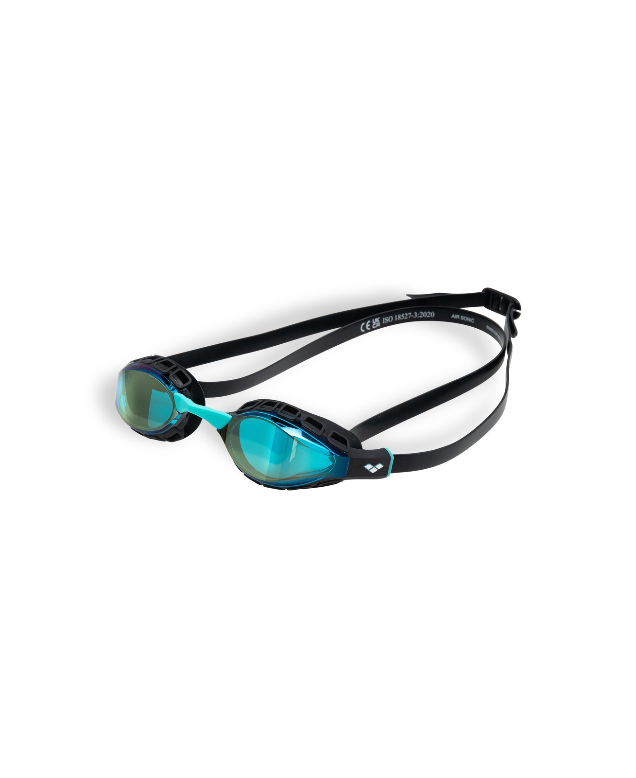 Lentes de competencia Arena Air Sonic Mirror Aqua Black