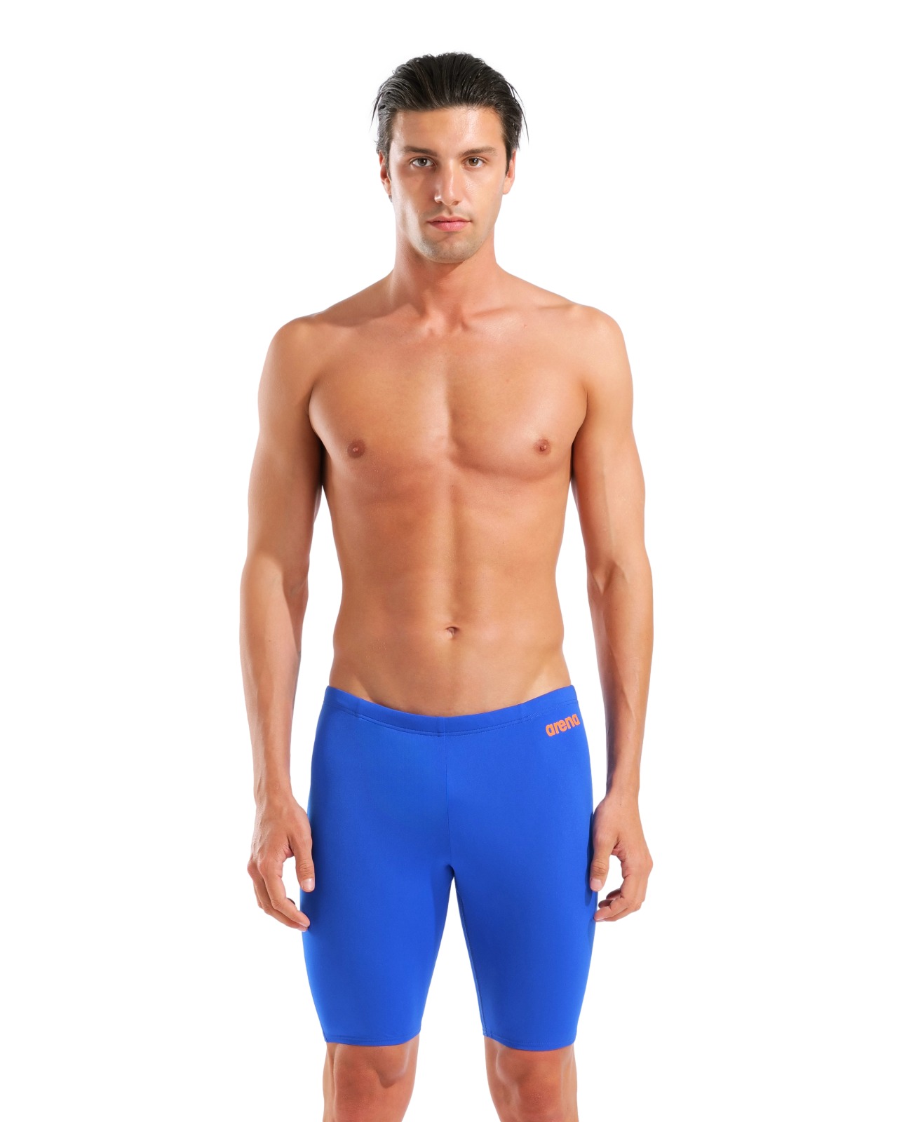 Calzoneta de Natación Tipo Jammer Arena Hombre Solid Neon Blue